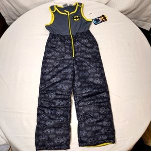 DreamWave Batman Fleece Upper Waterproof Snow Suit Bibs